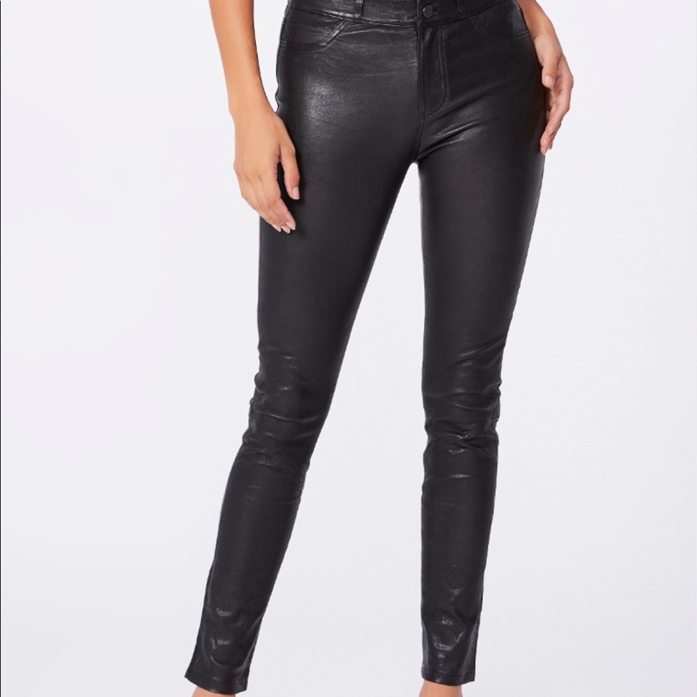 PAIGE Hoxton Leather Pants